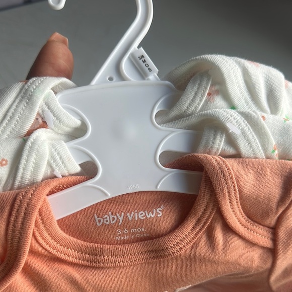 Baby View Orange and White Onesie Set new - Picture 4 of 5